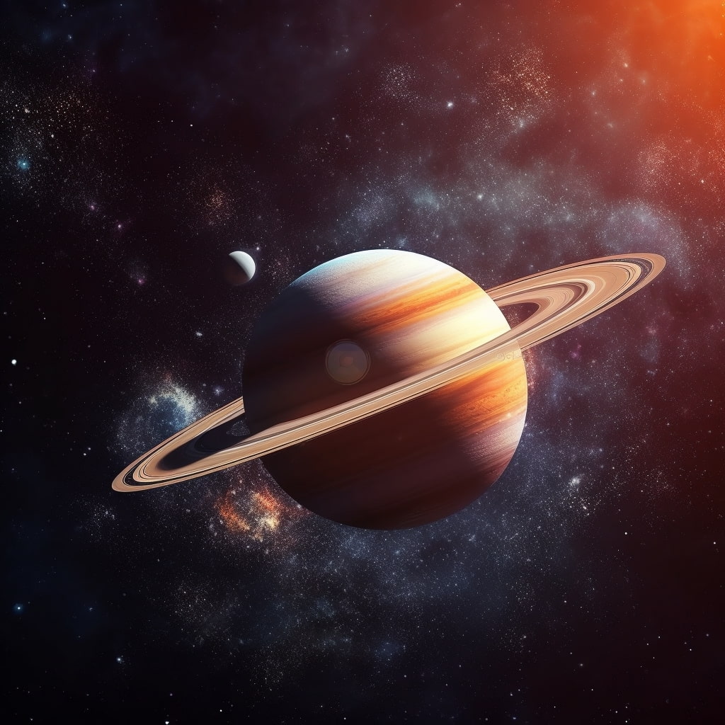 Saturn Planet In Space