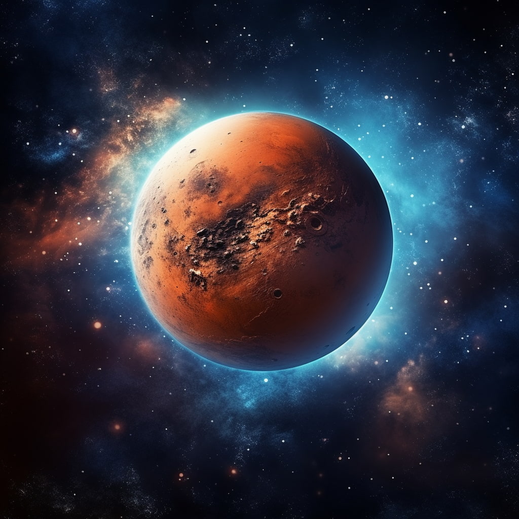 Mars Planet in Space